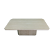 Table basse en travertin années 80