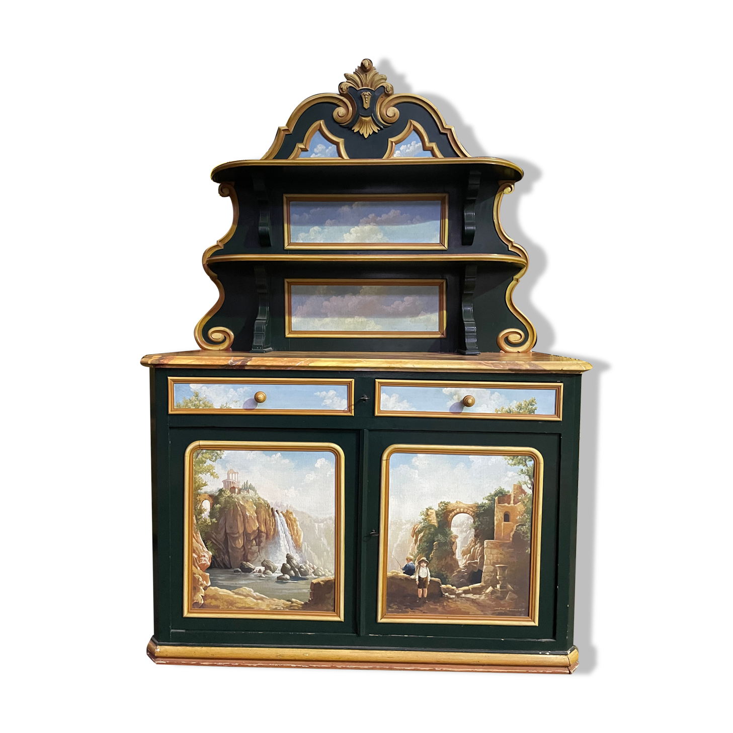 Buffet Saint-Hubert painted