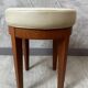 Tabouret tournant en cuir