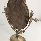 Brass psyche mirror