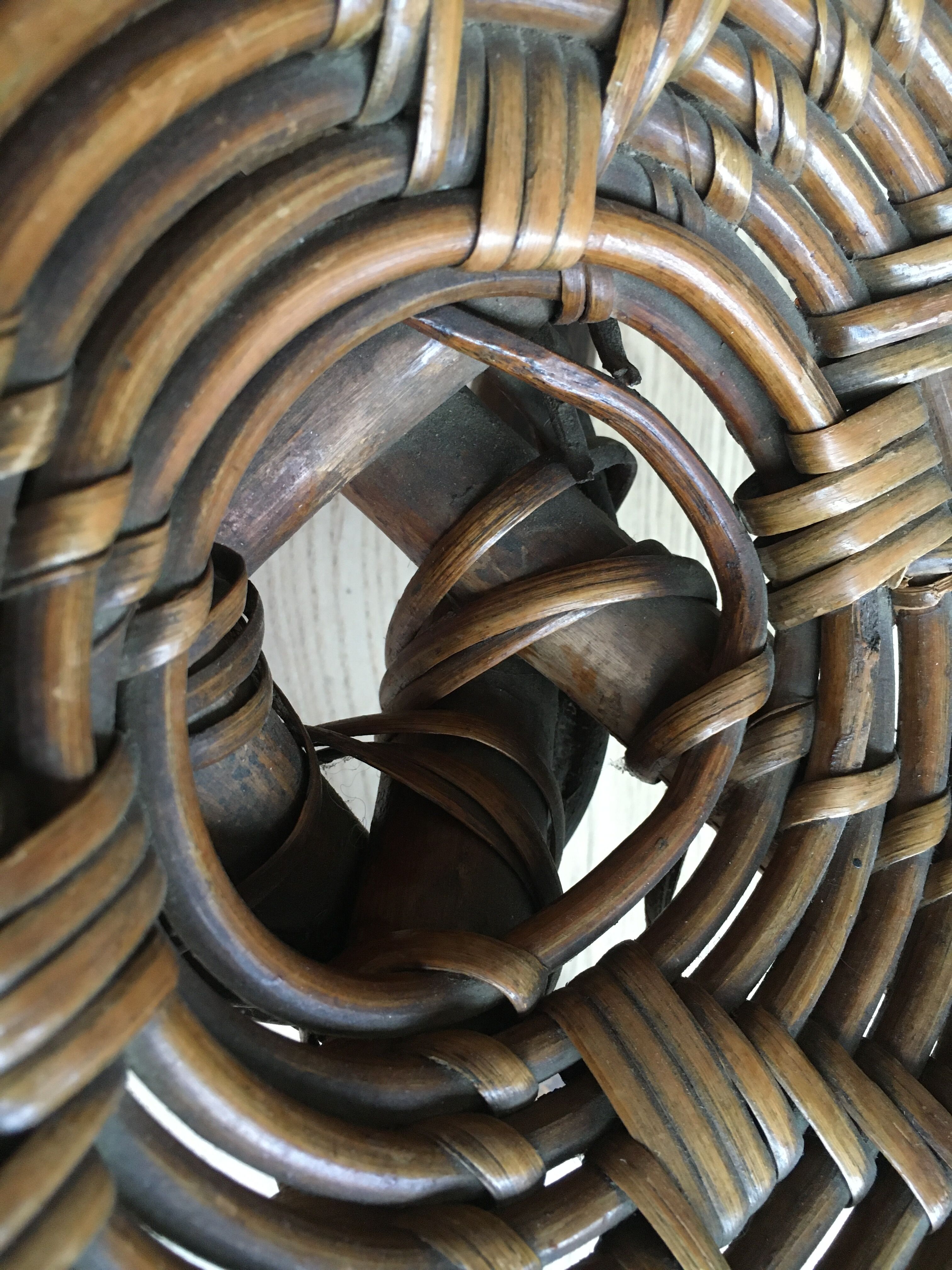 Ethnic rattan stool Africa, Congo