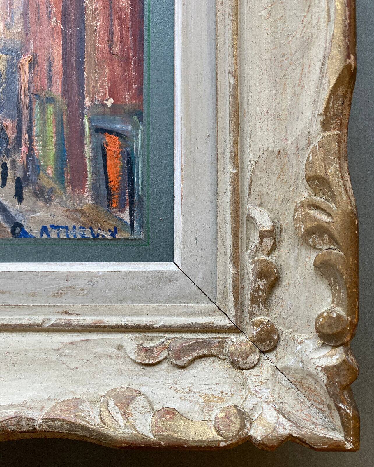 Hsp painting new york "usa" 1920 alice thevin (1862 - 1937) + frame