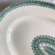 Oval serving dish, antique earthenware from Creil and Montereau.