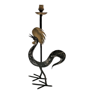 Pied de lampe zoomorphe