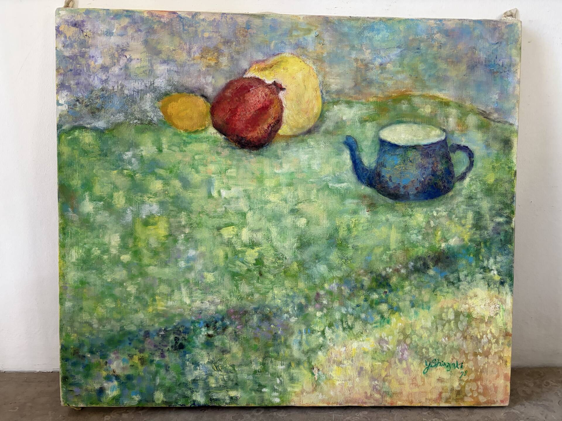 Nature morte japonaise, signé Y Shingaki 1978