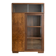 Antique Art Deco display cabinet in wood and walnut veneer.