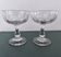 Lot de 2 coupes cristal champagne Baccarat