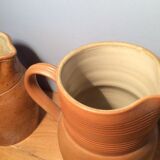 Duo of sandstone jugs
