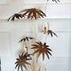 Vintage flower floor lamp by Hans Kogl 1970s