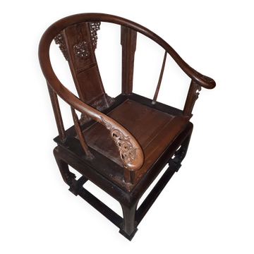 Chinese Quanyi Armchair In Jichimu, China Qing Dynasty