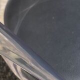 Pair of plexiglass chairs and 4 chrome legs