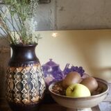 German ceramic vase from manufacturs "Jasba" 60s west Germany