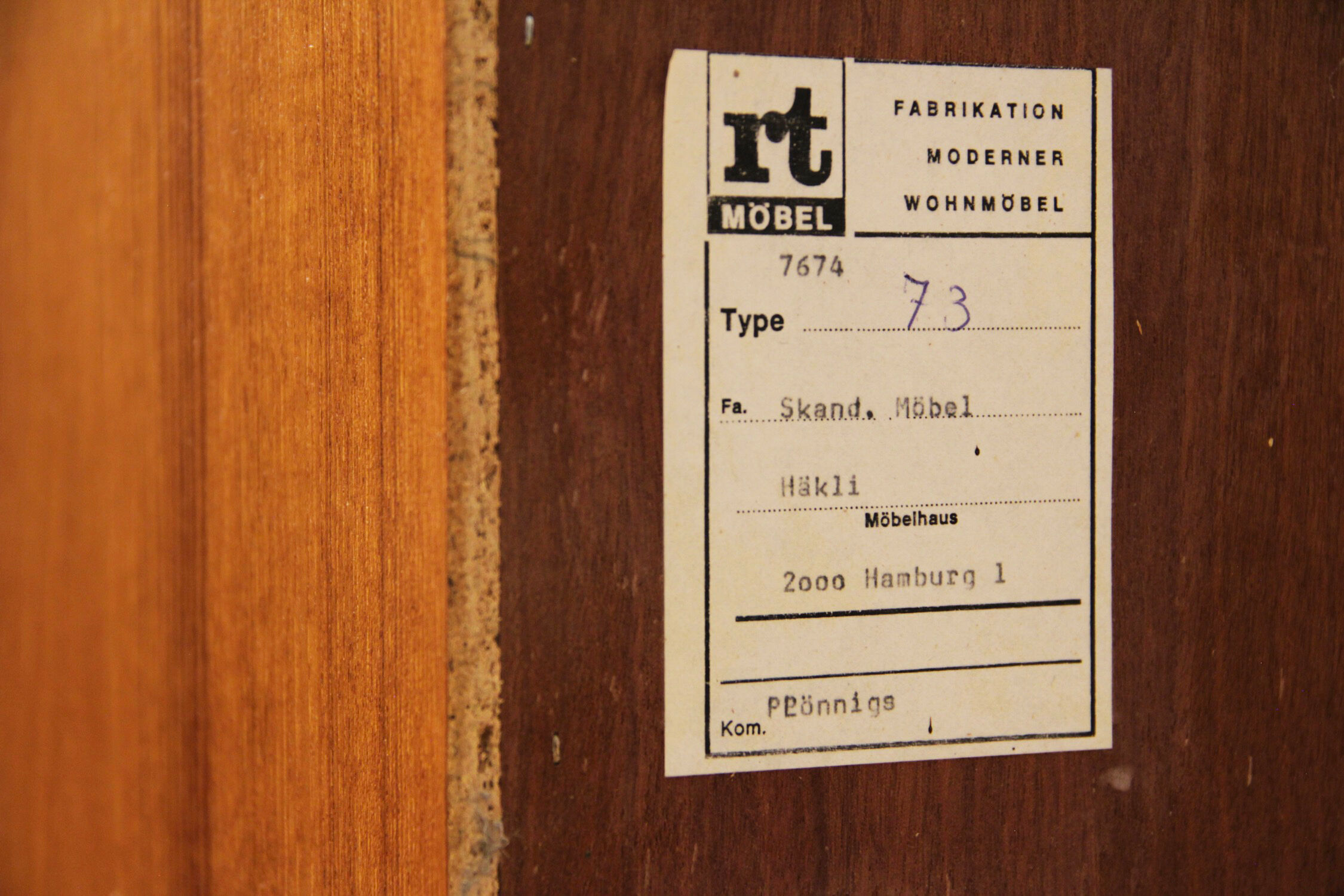 Teak sideboard by Heinrich Riestenpatt for RT Möbel, Germany 1960s