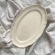 Villeroy and Boch ivory earthenware scalloped oval dish