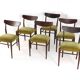 Set of 6 Lübke Otto Pollak mid centiry chairs 'Aldersbach'