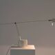 Minimalist White Adjustable Desk Lamp by Massive, Belgium — 1980s