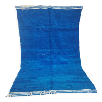 Tapis marocain bleu 317x194cm