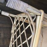 Vintage rattan serving table 1950