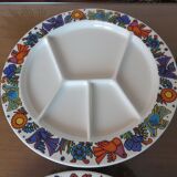 6 plates Acapulco Villeroy & Boch years 70