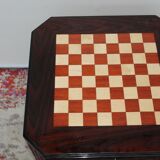 Art Deco bedside table with pattern