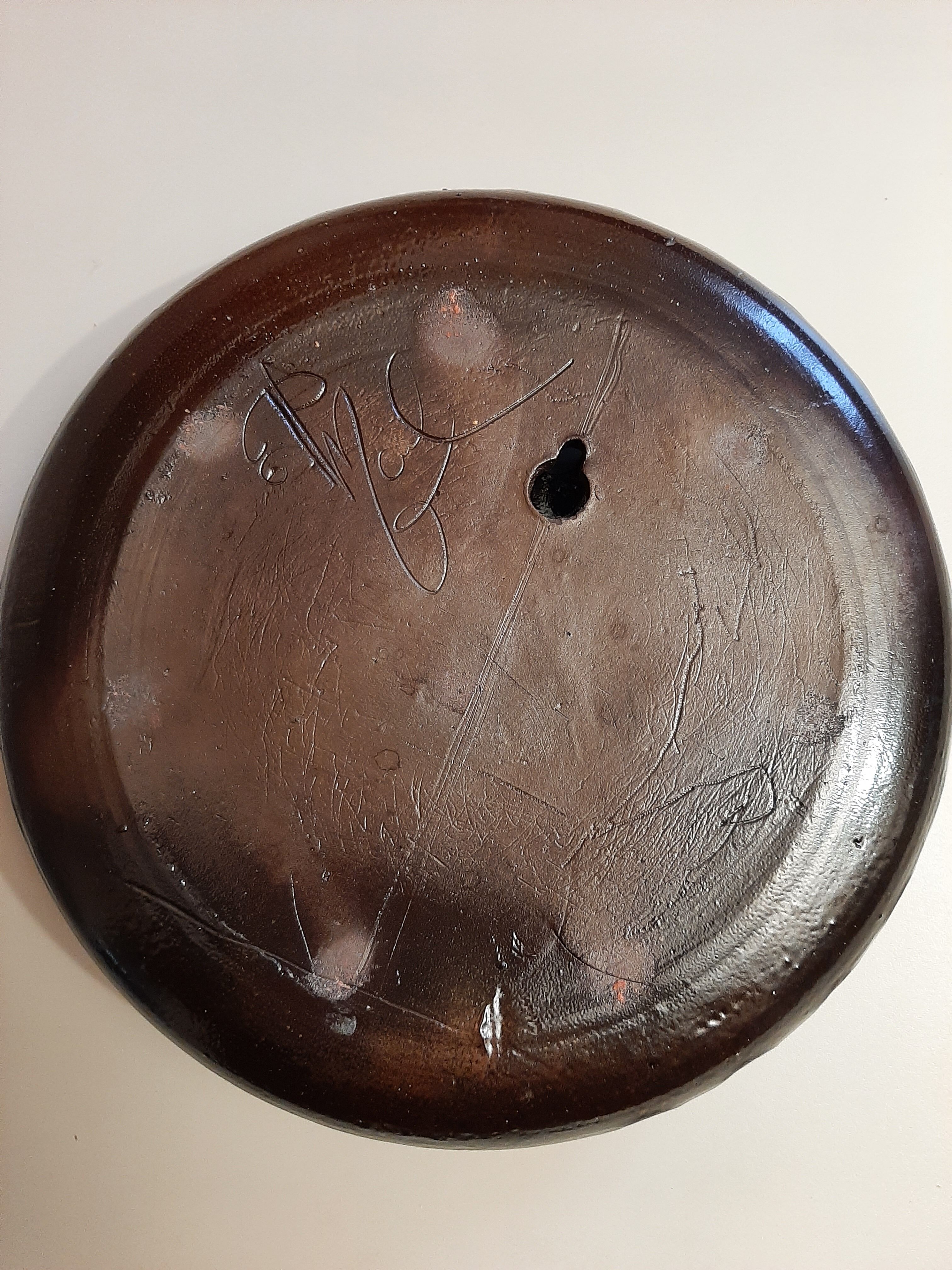 Wall flower pick in Noron Normandy pottery