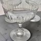 7 coupes à champagne en cristal 1950's