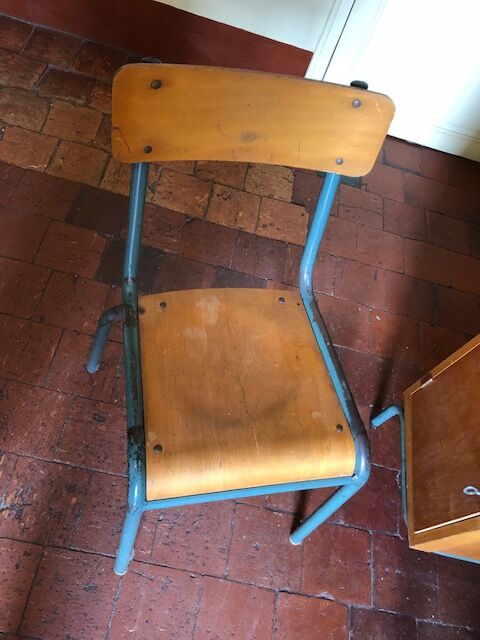 Schoolboy desk and matching chair