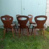 Set of Baumann bistro chairs model "Ant"