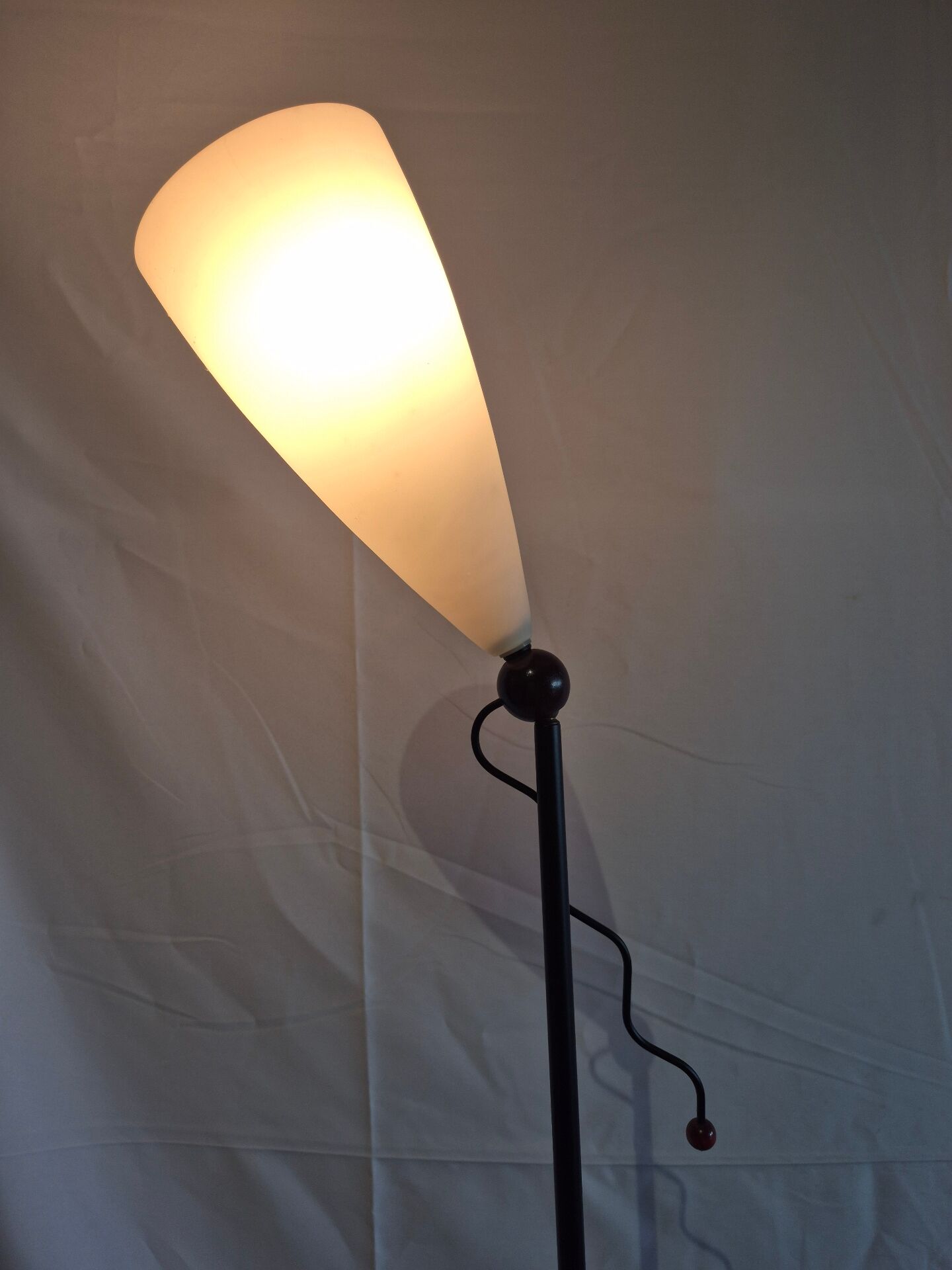 Postmodern 180 cm floorlamp 1990s dutch design herda
