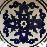 Salad bowl blue décor