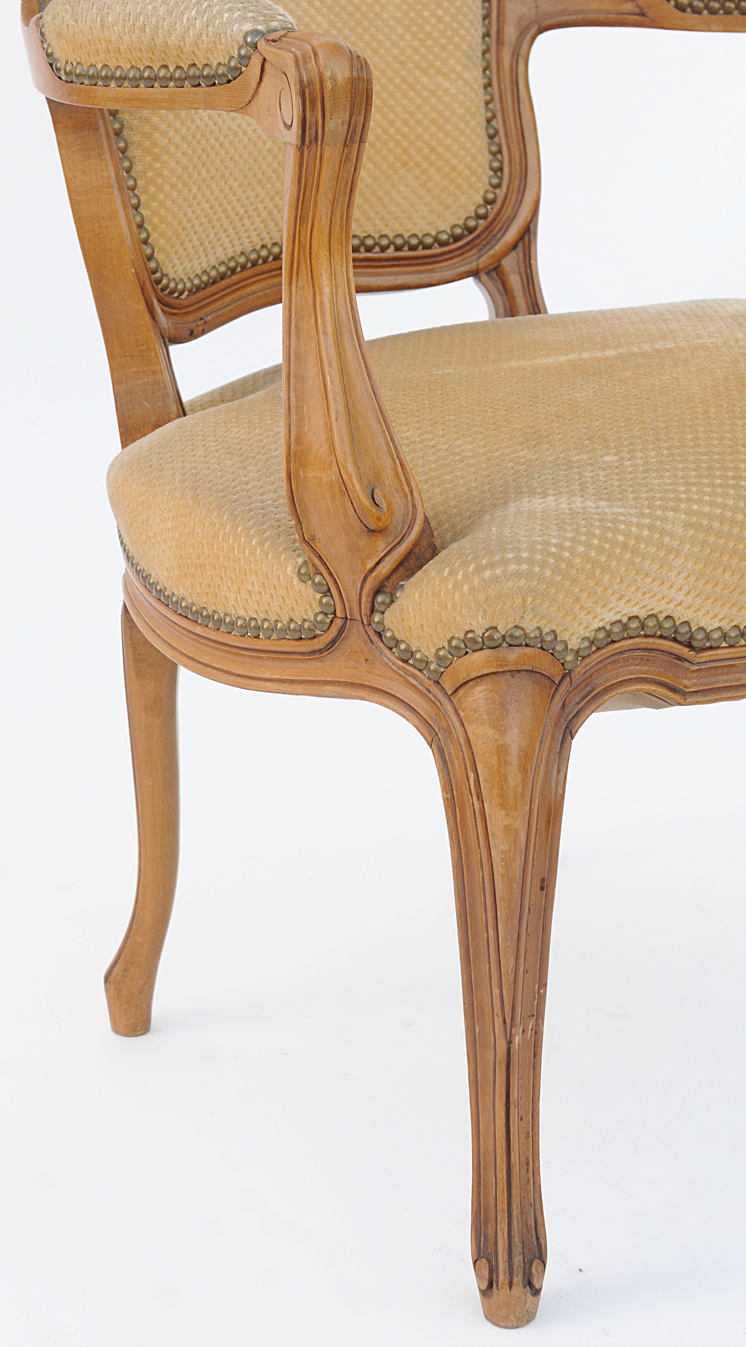 Fauteuil cabriolet de style Louis XV