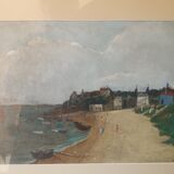 Old painting by Alphonse Léon Quizet.