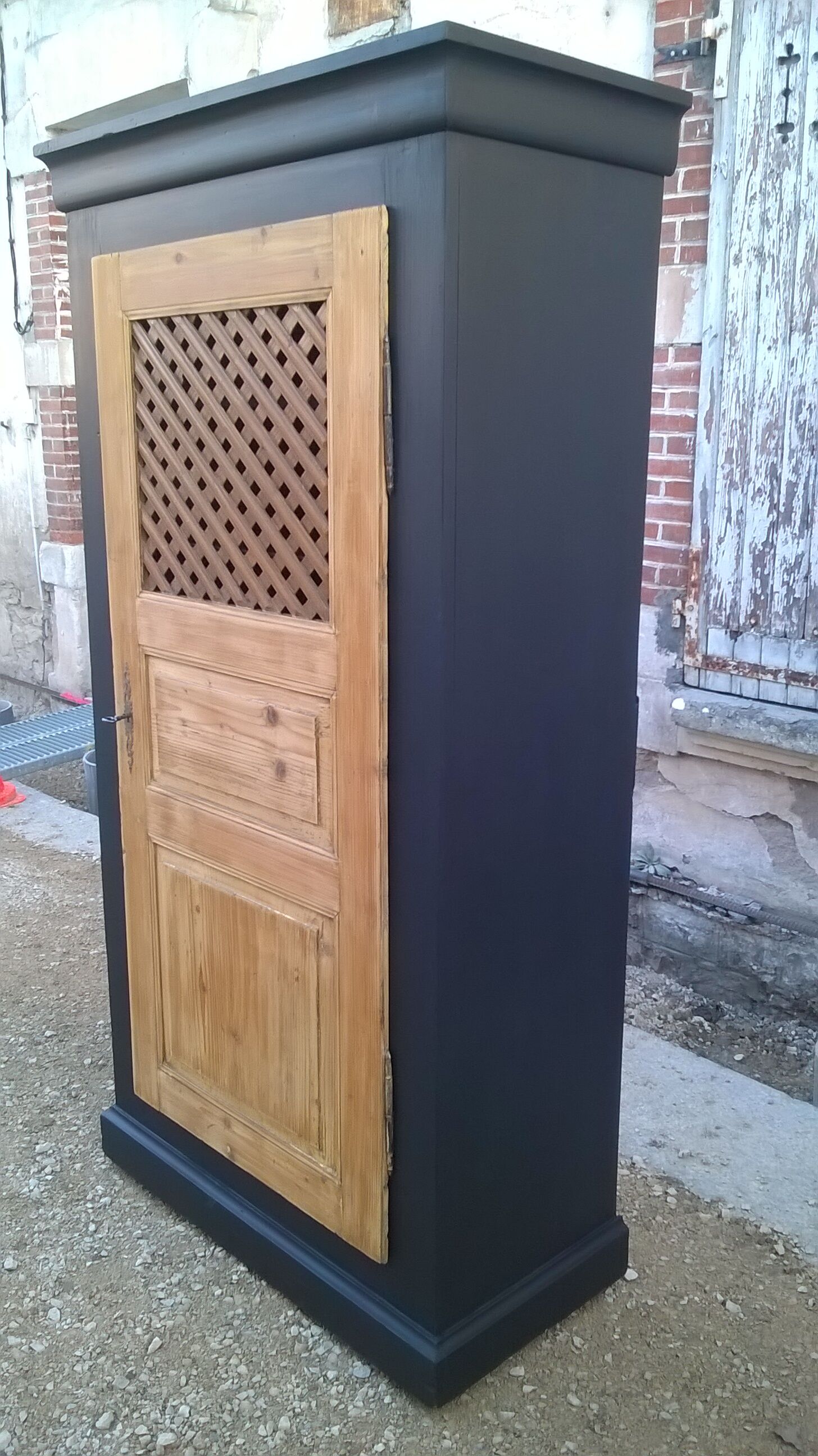 late nineteenth century fir cabinet