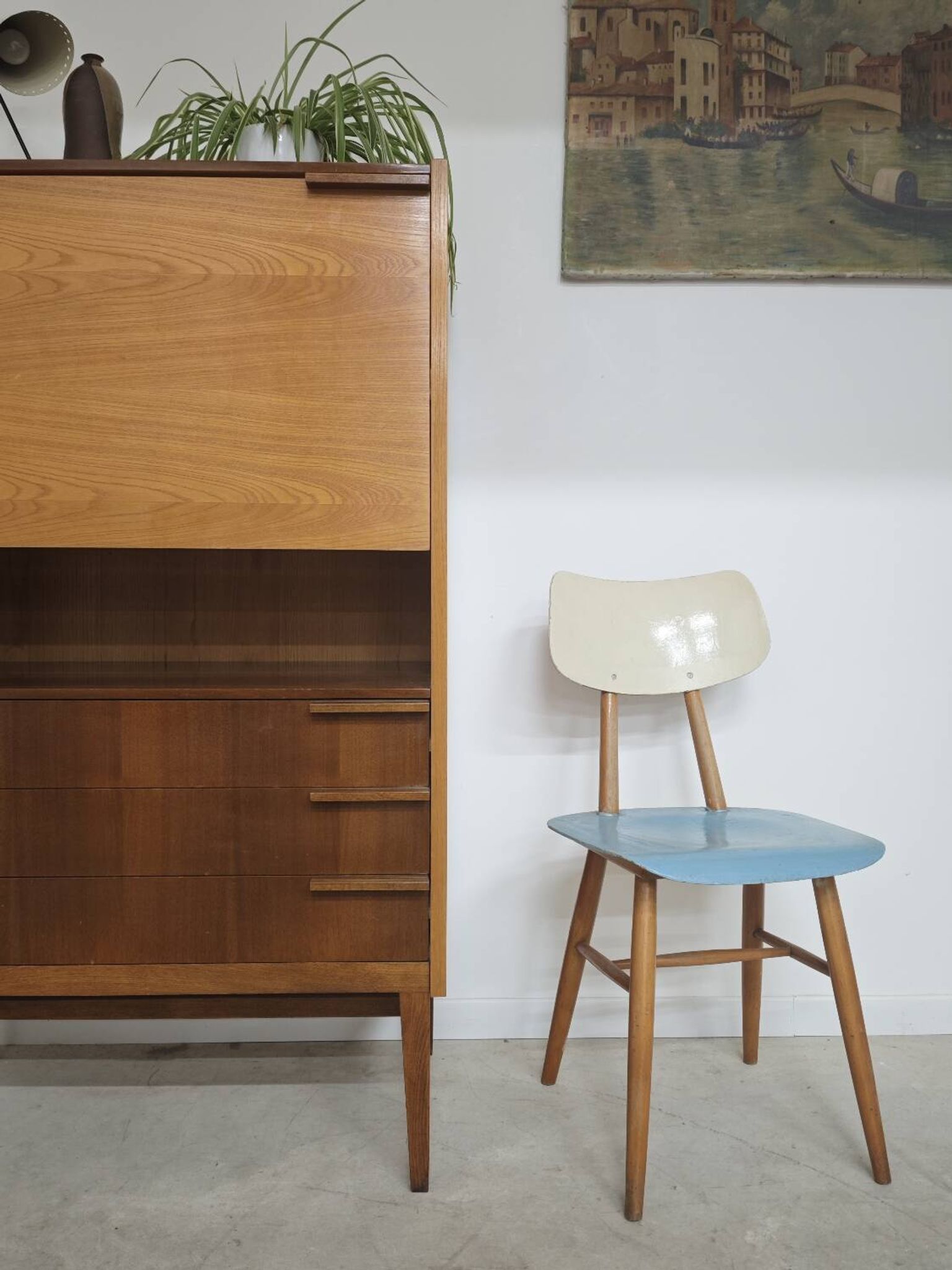 Secretary / Two-tone desk Frantisek Mezulanik for Up Zavody 1960