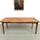 Table de ferme vintage en peuplier
