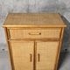 Buffet - Chest of drawers in woven rattan and vintage natural bamboo