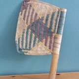 Bamboo straw fan