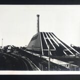 Rosine nusimovici, usine d'incinération puteaux, 1978. tirage argentique nb