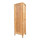 Parisian bonnetière wardrobe in raw wood, 1950.