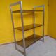 Metal shelf and smoked glass Roche Bobois