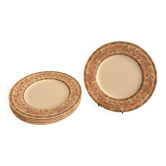 Lot Assiettes Faience Anglaise Johnson Brothers Ozark McBaine Rose