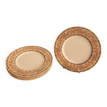 Lot Assiettes Faience Anglaise Johnson Brothers Ozark McBaine Rose