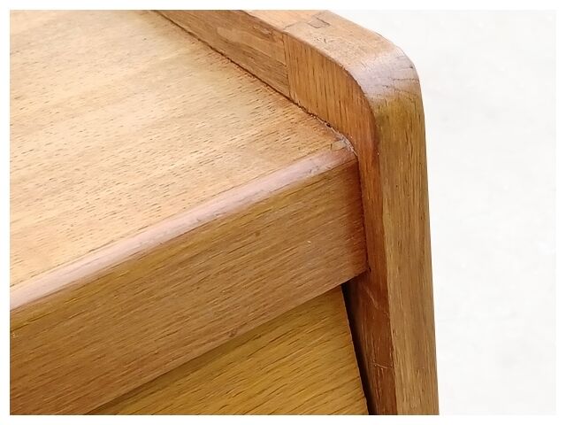 Vintage wooden chest of drawers 1950s