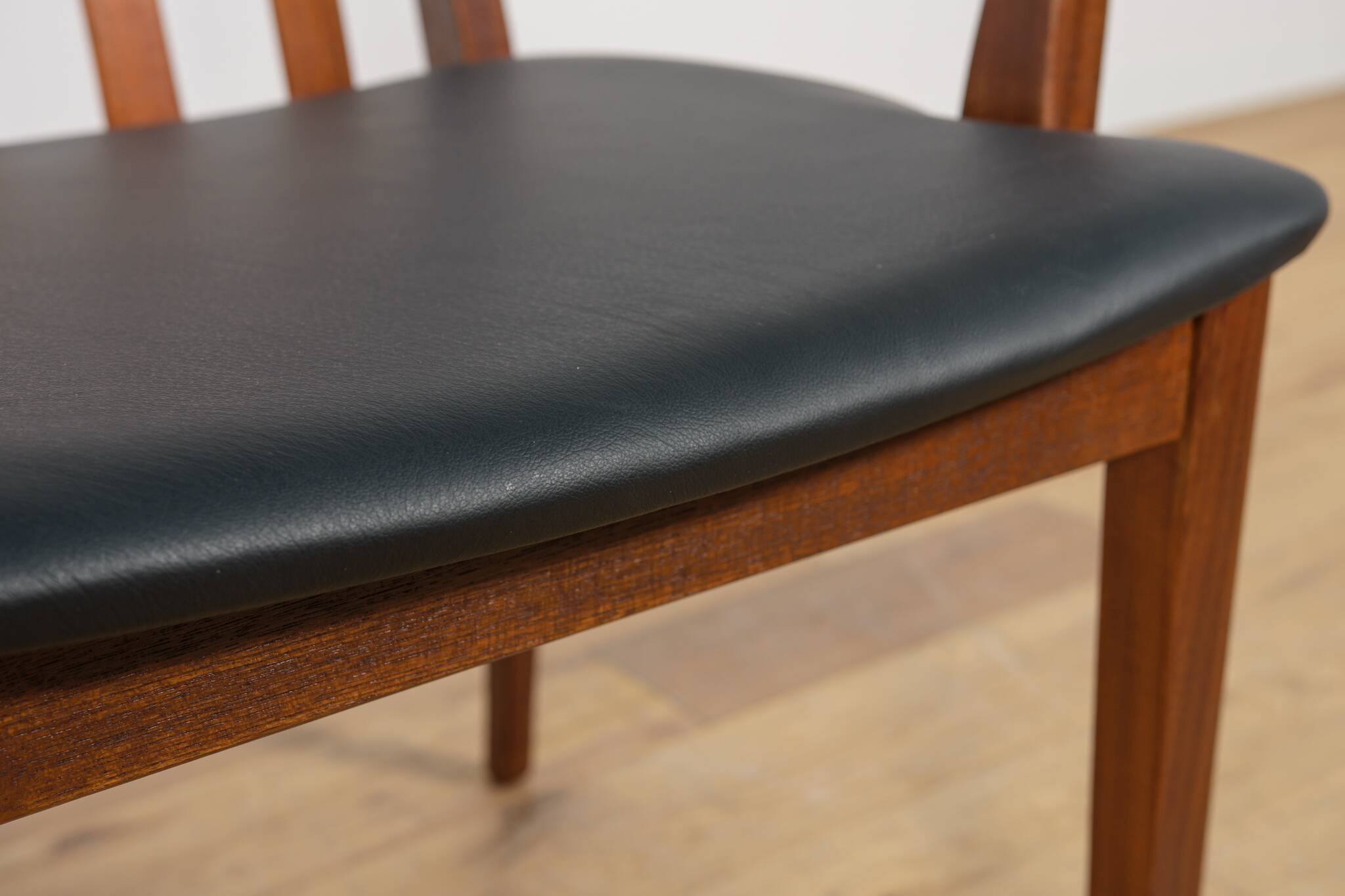 Mid-Century Teak and Leather Dining Chairs by Leslie Dandy for G-Plan, 1960