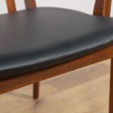 Mid-Century Teak and Leather Dining Chairs by Leslie Dandy for G-Plan, 1960