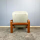 Seating set by Dyrlund, teak and leather, 1960s