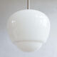 Czechoslovak bakelite hanging school lamp, 1960s