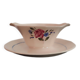 Digoin Sarreguemine gravy boat