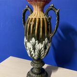 Art Nouveau vase in slip