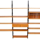 Poul Cadovius hanging Royal Wall System 1950s Denmark